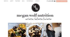 Desktop Screenshot of meganwolfnutrition.com